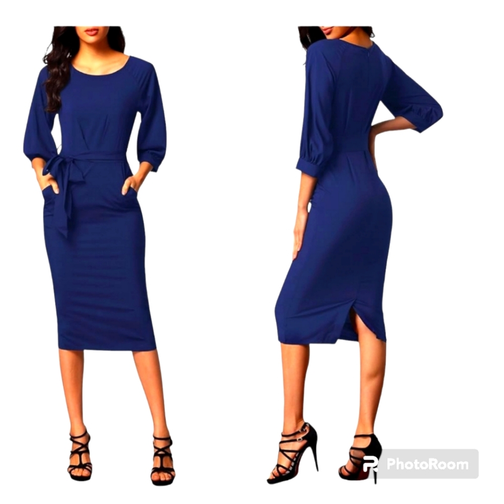 Women's Bodycon Formal Midi Dress